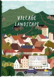 1 ks 425 Village Landscape 67g
