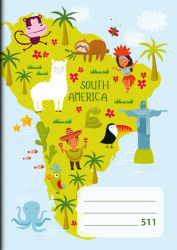 1 ks 511 South America SB 240ks/kr; 20ks/bal 67g