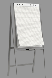 1 ks Flip-Chart �it� 650x980 mm, 20 listov, 10x10mm