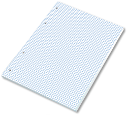 1 ks NN A4 100 listov 5x5mm, 40 ks/kr.